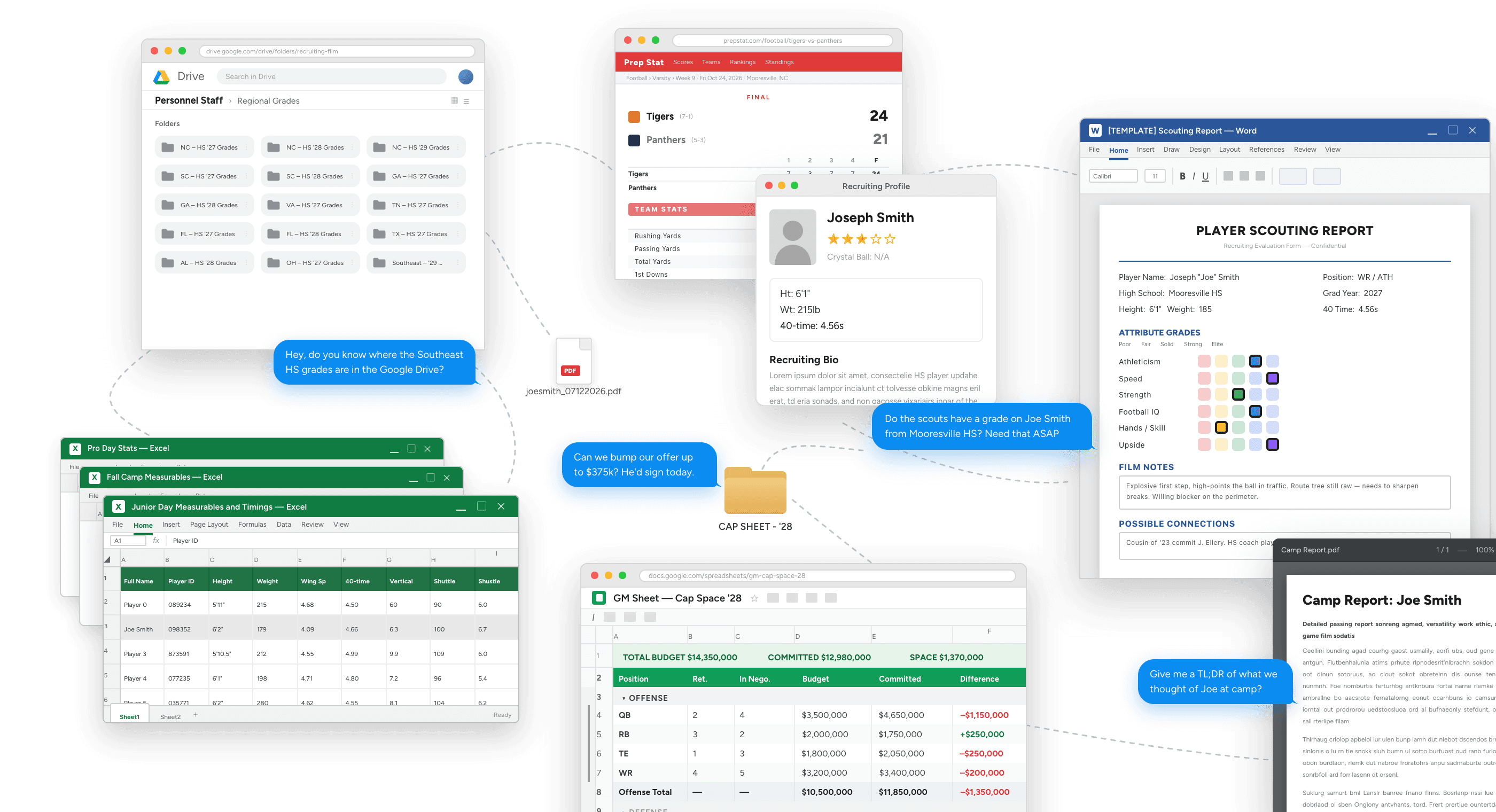 A sprawl of legacy tools and open tabs